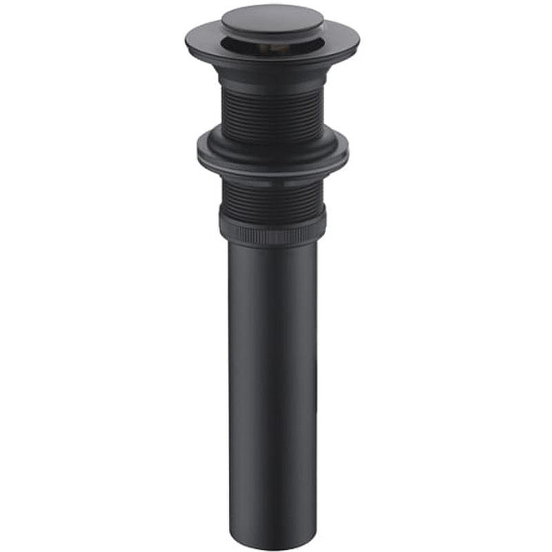 Донный клапан Bravat P6443BW-ENG click-clack Черный