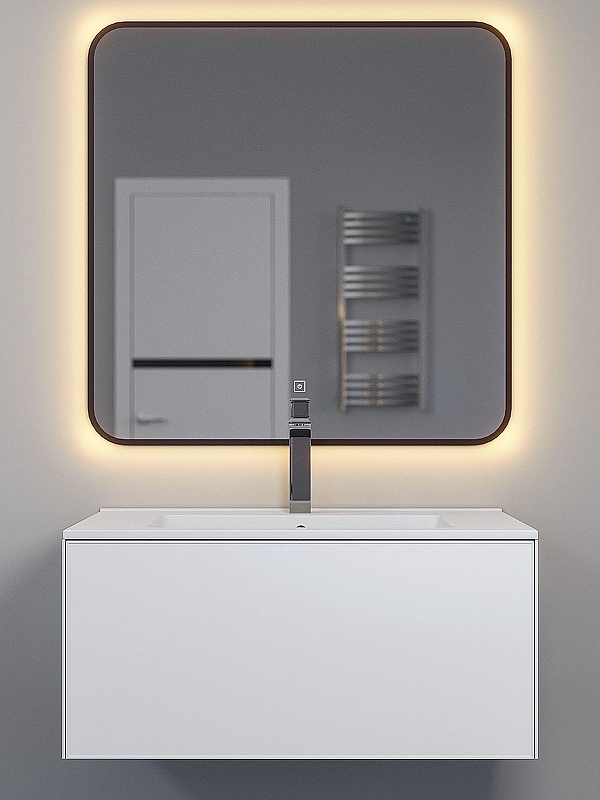 Тумба под раковину Uperwood Parma Premium 75 3930205463 подвесная цвет Белый матовый