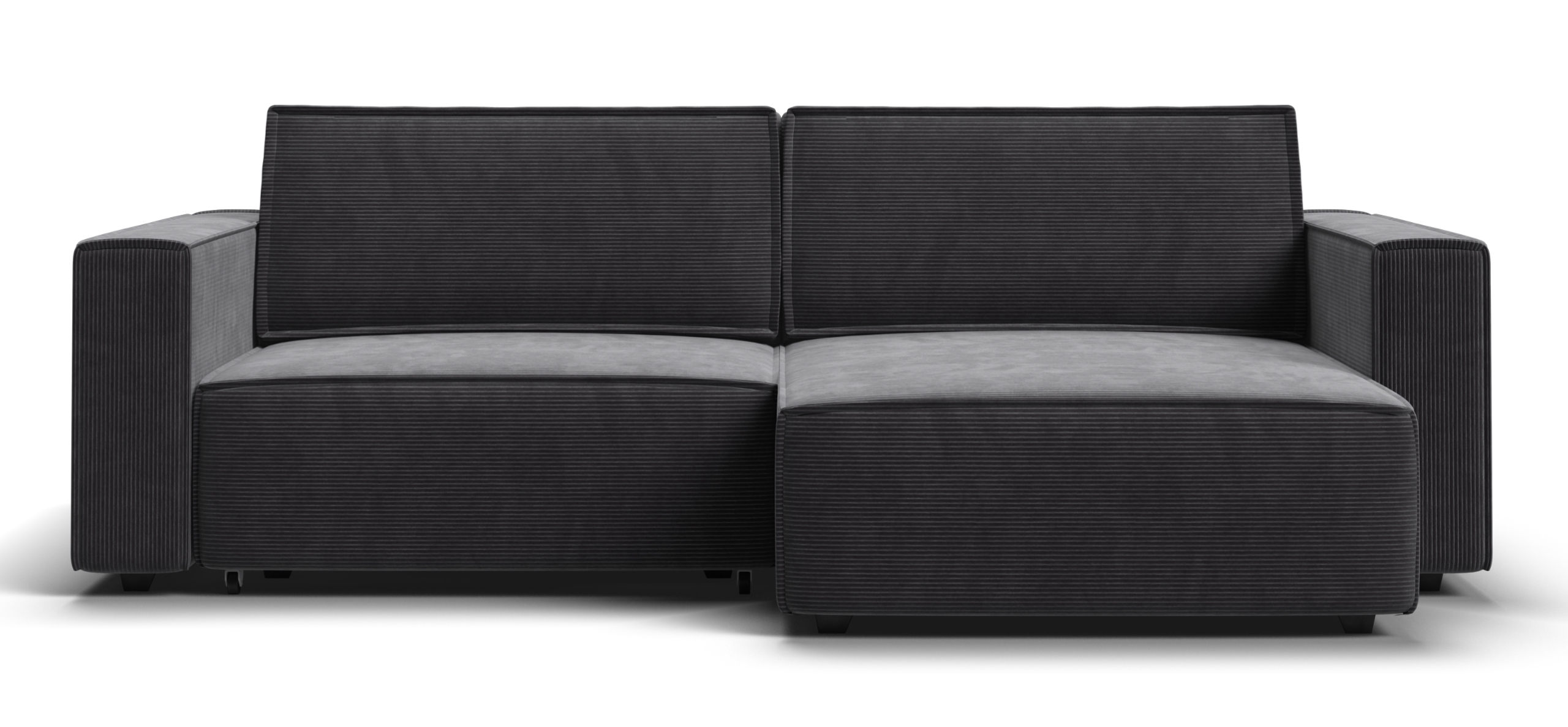 Угловой диван Босс Софт Модуль Вельвет Корд графит