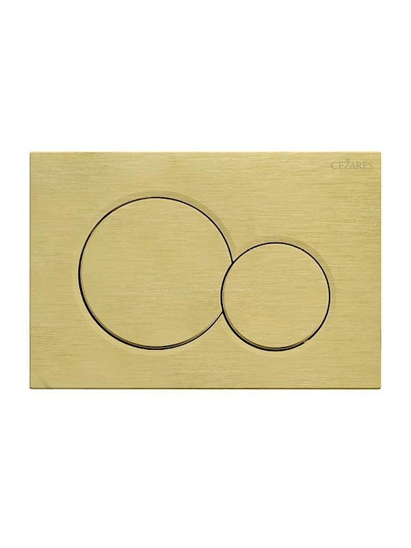 Клавиша смыва Cezares Stylus STYLUS-BTN-BORO цвет Золото Сталь