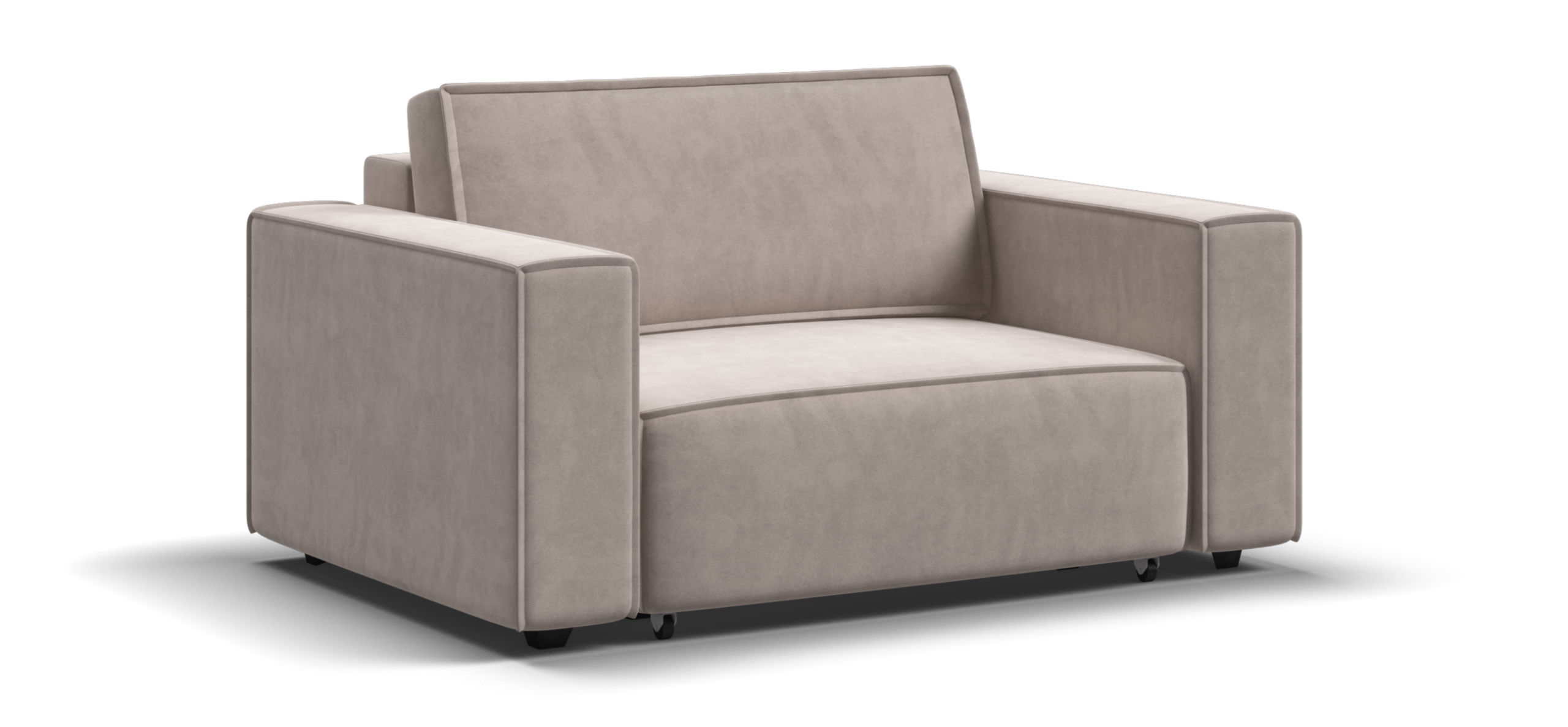 Кресло Босс Софт Модуль Велюр Монолит латте