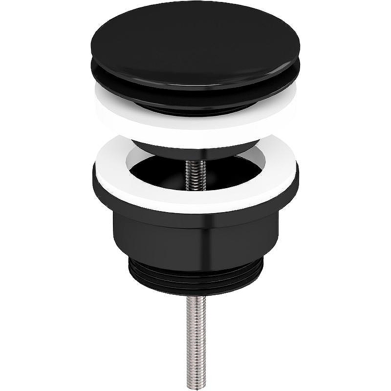 Донный клапан Paini 53PZ945ETSR click-clack Черный матовый