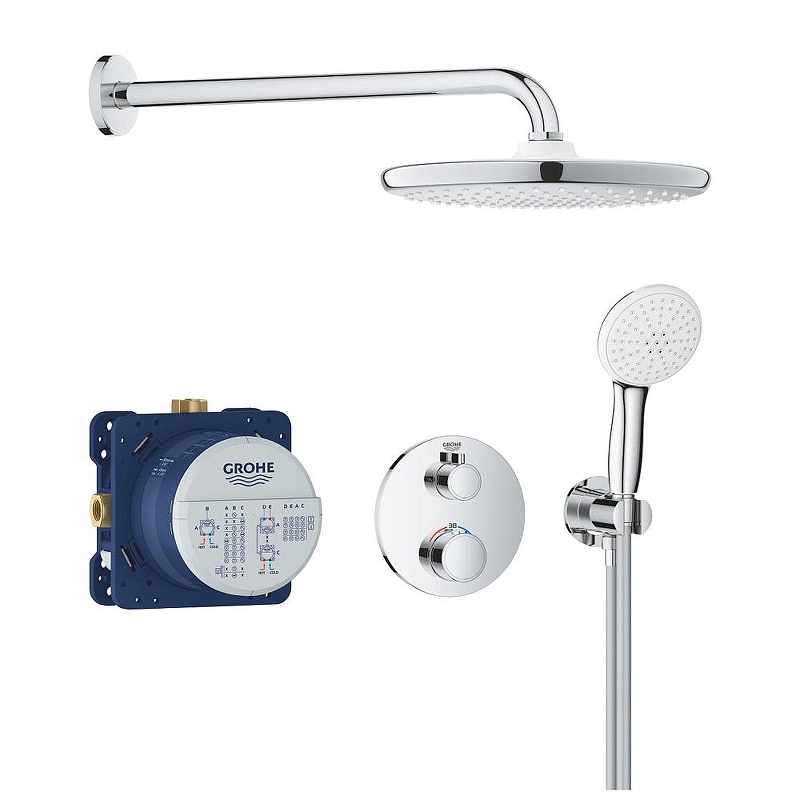 Душевая система Grohe Grohtherm 34872000 с термостатом цвет Хром