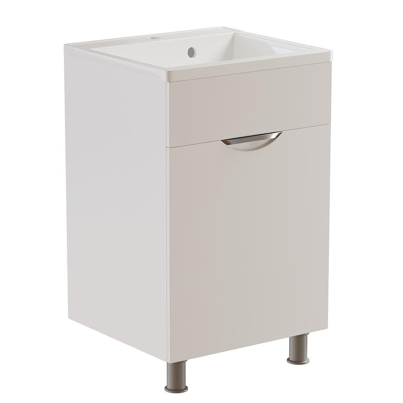 Тумба под раковину Mixline Этьен 50 555119 цвет Белый