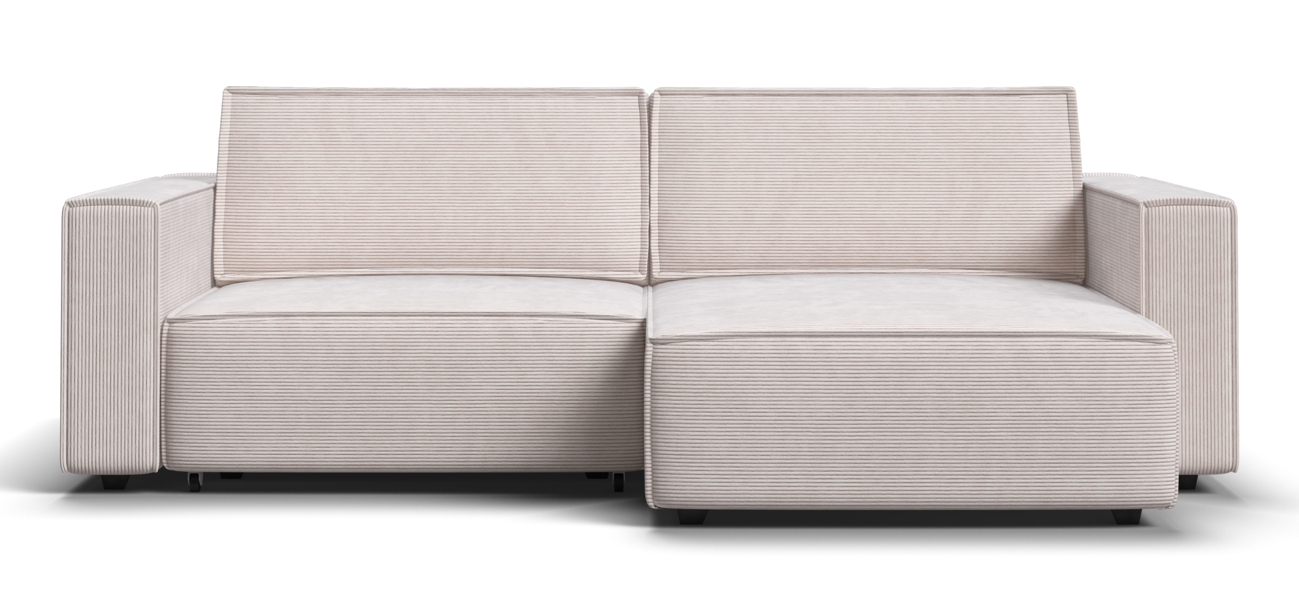 Угловой диван Босс Софт Модуль Вельвет Корд бежевый