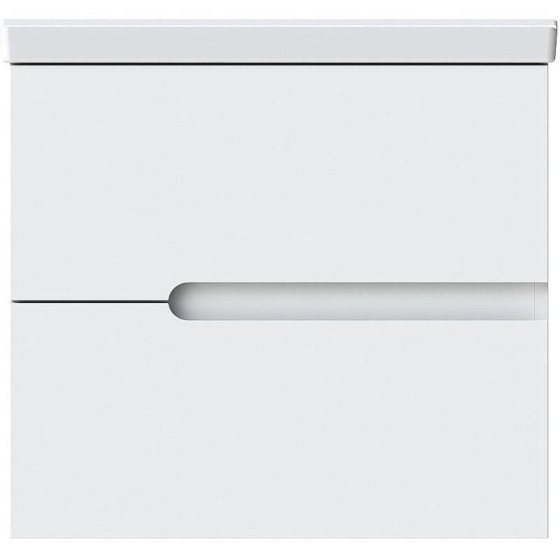 Тумба с раковиной Orange Topline-Line 80 TP-LIB80+RA подвесная Белый глянец