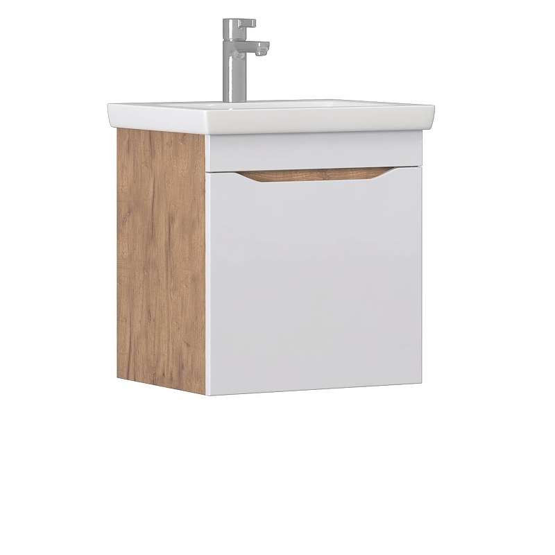 Тумба под раковину Vigo Grani 50 028 подвесная цвет Дуб золотой