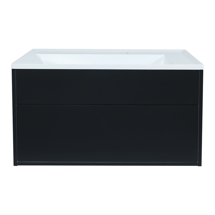 Тумба подвесная Uperwood, под раковину Uperwood Lotus 80, цвет чёрный