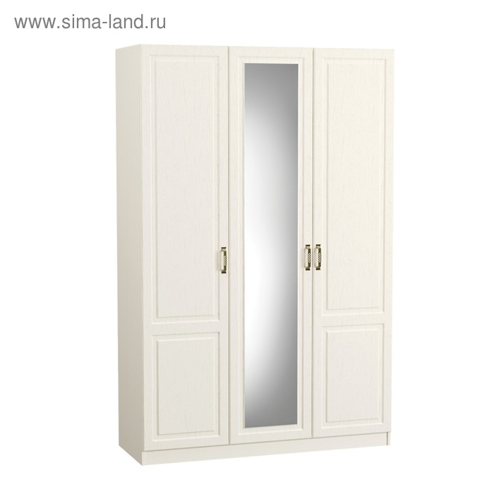 Шкаф для одежды «Ливерпуль 08.45», 1500×553×2203 мм, цвет белый/ясень ваниль