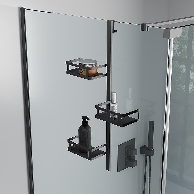 Стеклянная полка Veconi Moderno MD-B-C9 цвет Черный матовый