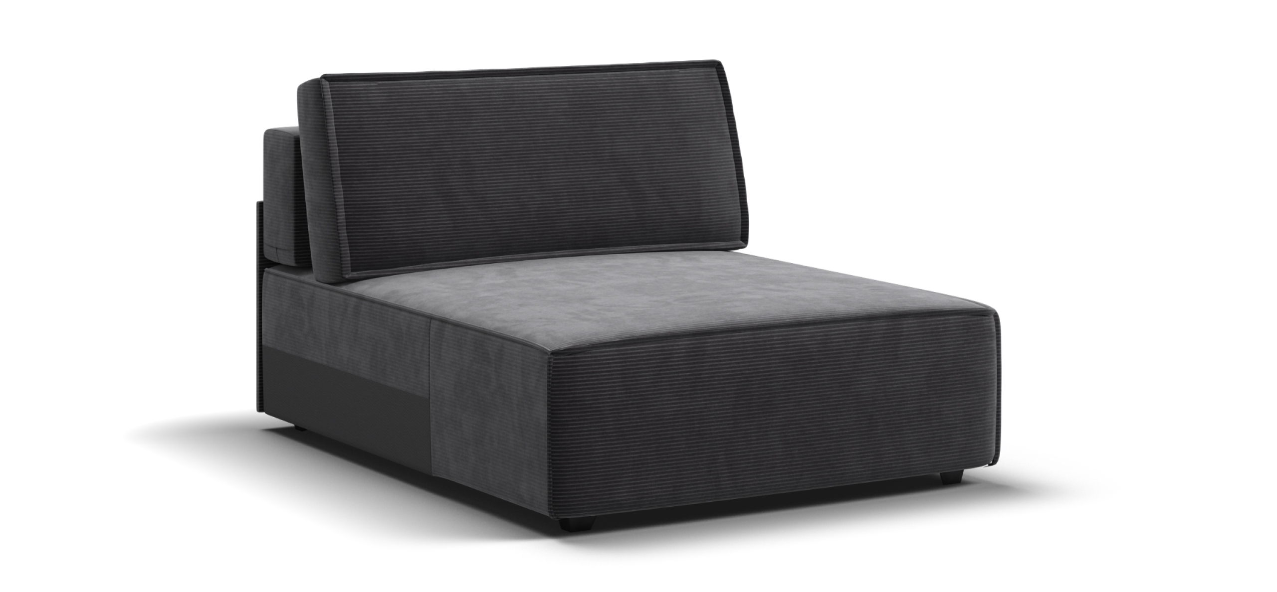 Босс Софт Модуль оттоманка Вельвет Корд графит