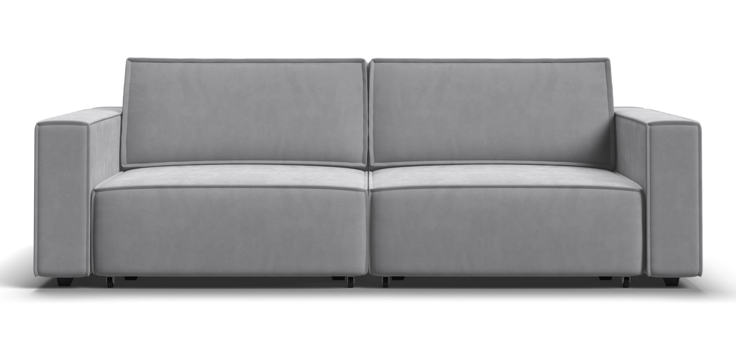 Диван Босс Софт Модуль Велюр Монолит сталь