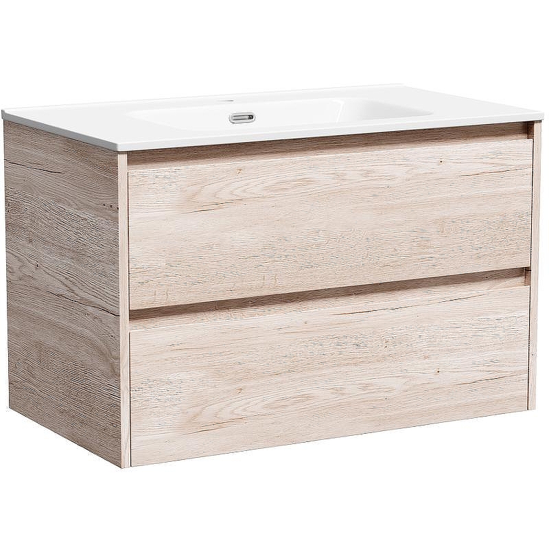 Тумба под раковину Sancos Libra 80 LB80EG подвесная Дуб галифакс натуральный