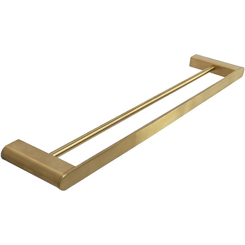 Полотенцедержатель Cezares Stylus STYLUS-THD-60-BORO двойной Брашированное золото