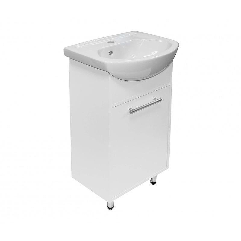 Тумба под раковину Mixline АлАн 45 557679 цвет Белый
