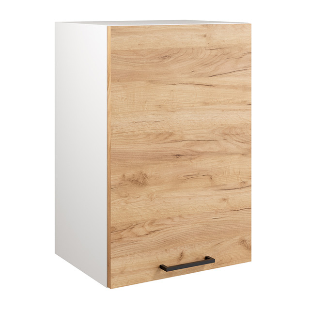 кухонный шкаф навесной Симпл 400х316х600мм 1 дверь дуб крафт золотой ЛДСП