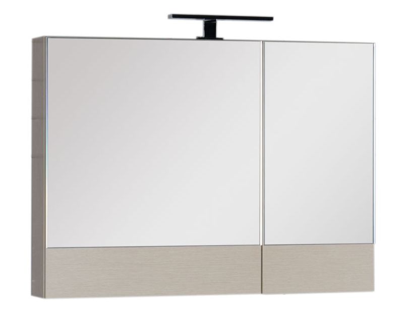 Зеркало-шкаф Aquanet Нота 90 светлый дуб 158858