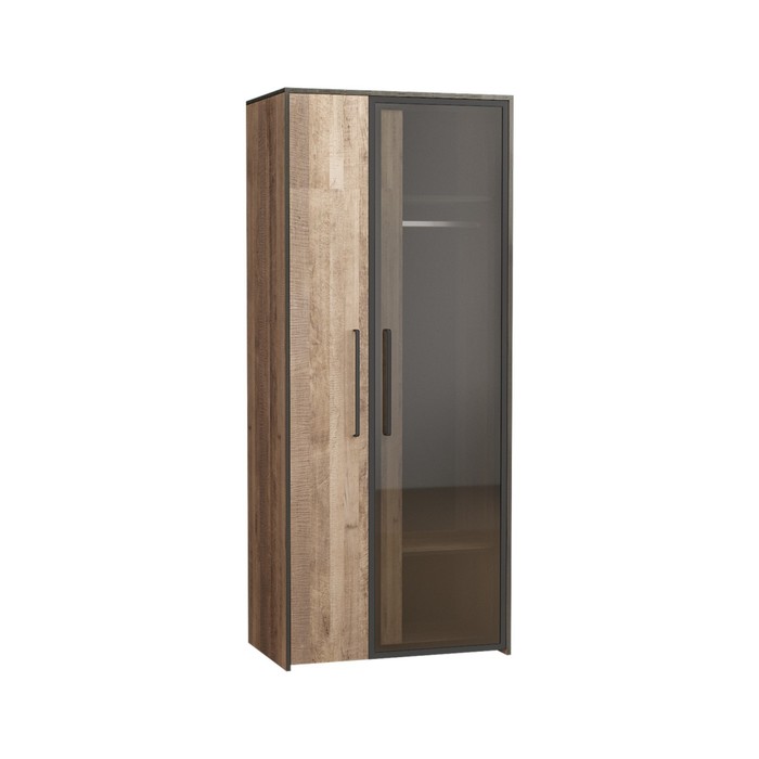 Шкаф двухстворчатый «Трувор 13.204», 880×540×2100 мм, цвет дуб гранж песочный/интра