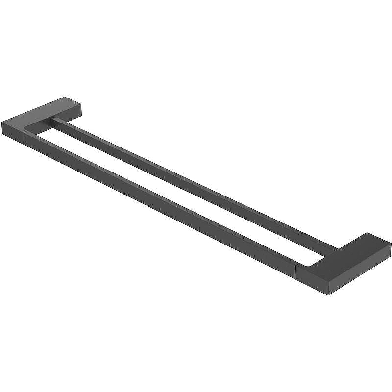 Полотенцедержатель Cezares Slider SLIDER-THD-60-NOP двойной Черный матовый