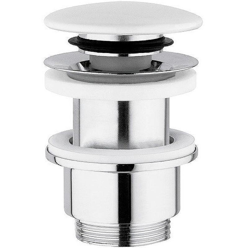 Донный клапан Globo FI024BI click-clack Белый глянцевый