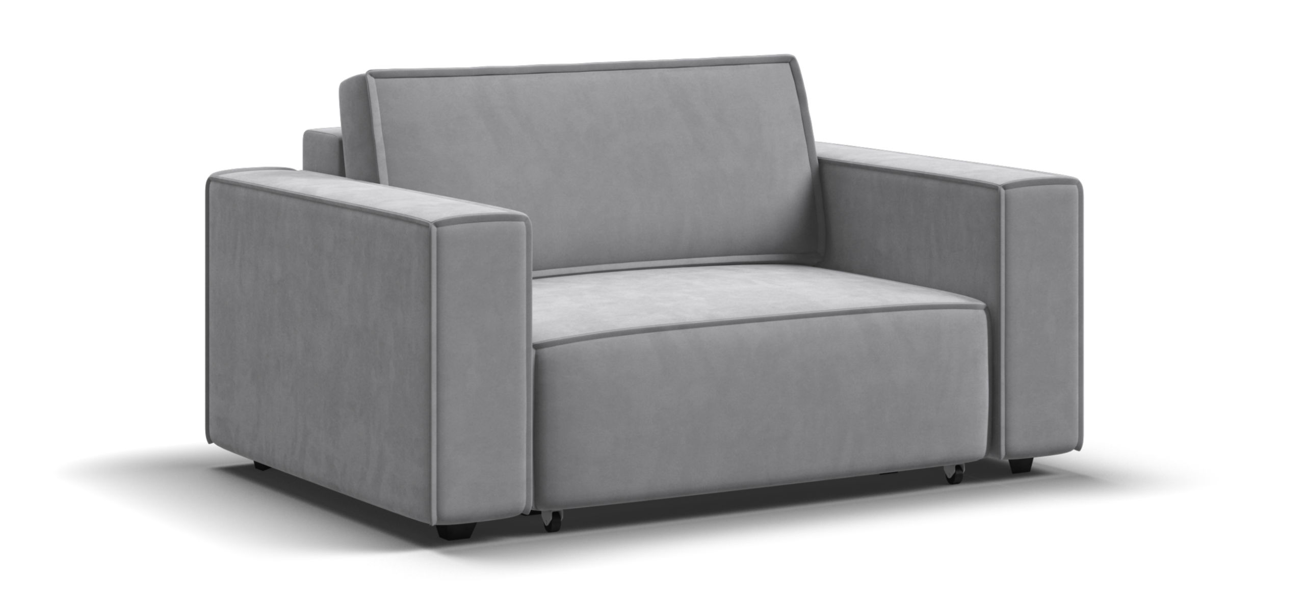 Кресло Босс Софт Модуль Велюр Монолит сталь