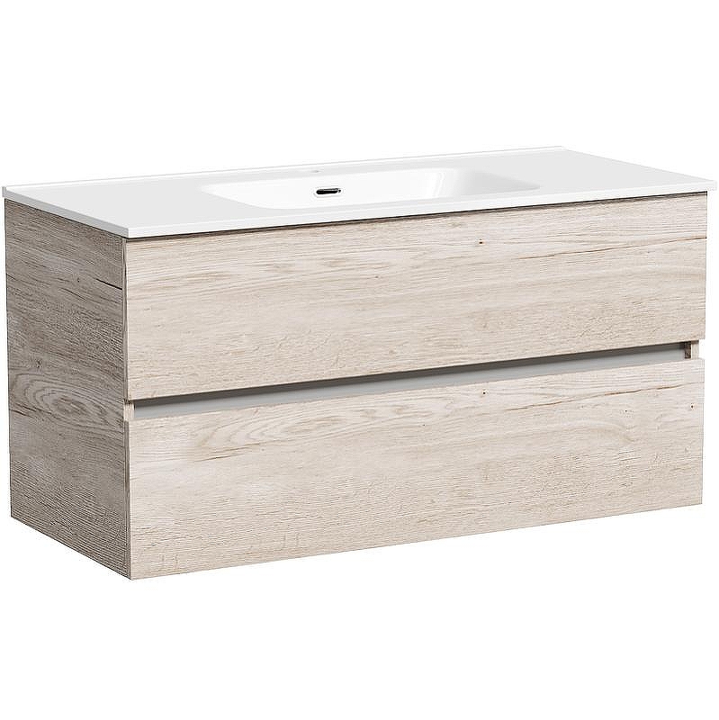 Тумба под раковину Sancos Urban 100 UR100EG подвесная Дуб Галифакс натуральный