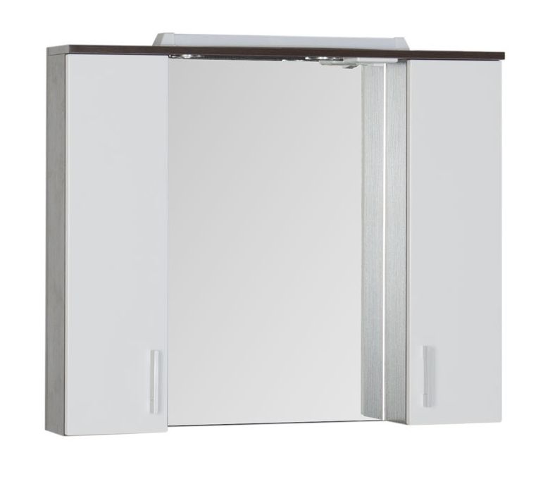 Зеркало-шкаф Aquanet Тиана 90 00172399, цвет венге