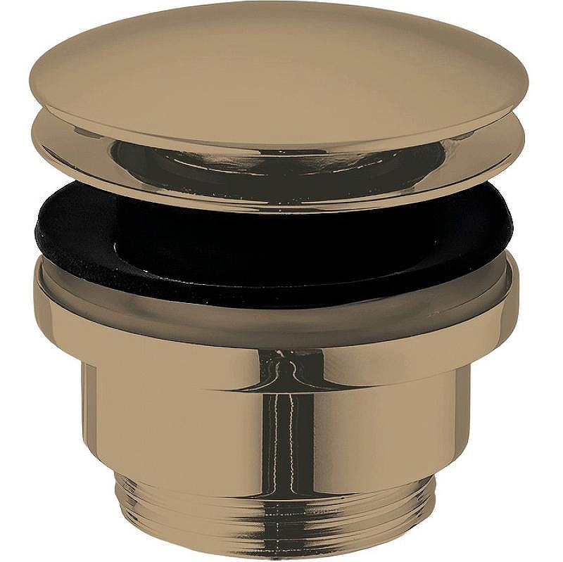 Донный клапан Webert AC0405794 click-clack Золото матовое