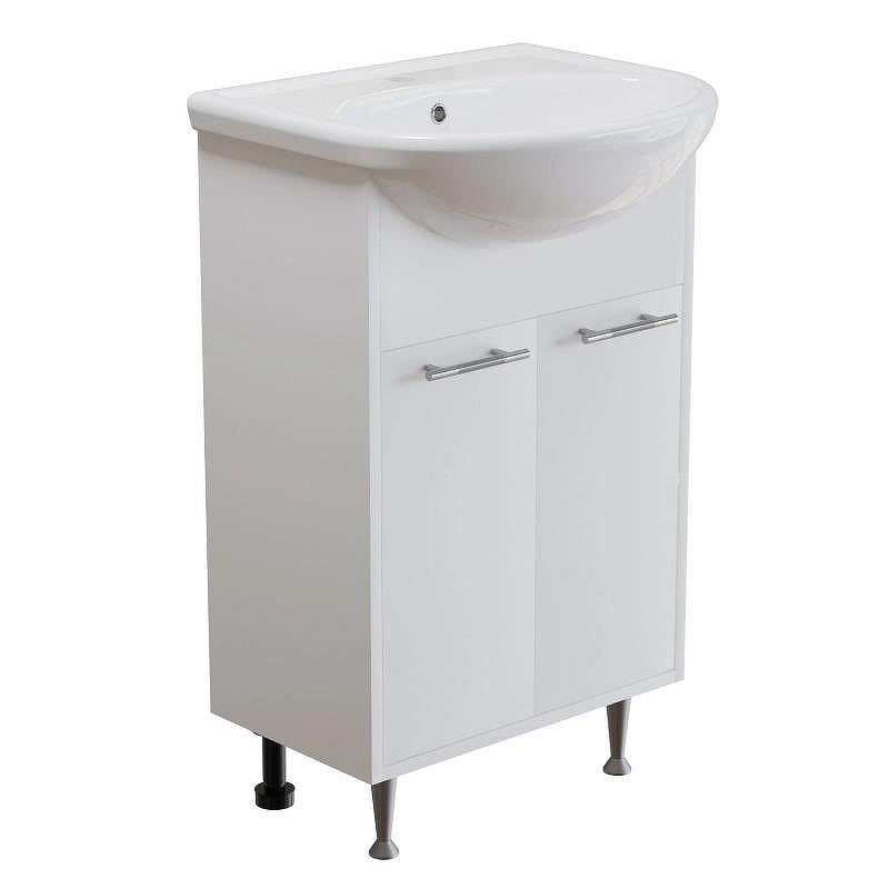 Тумба под раковину Mixline АлАн 55 557681 цвет Белый