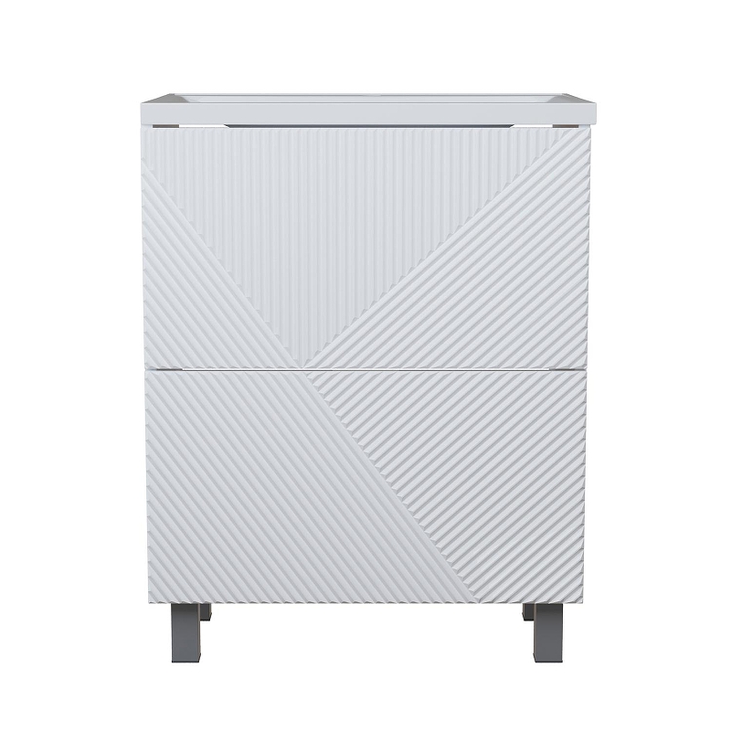 Тумба под раковину Mixline Вектор 65 554823 цвет Белый