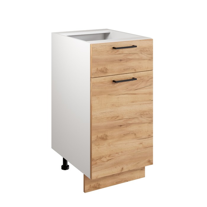 Шкаф напольный «Симпл 400», 400×510×820 мм, цвет дуб золотой крафт/белый