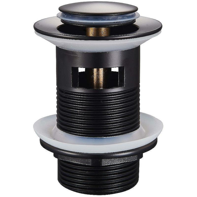 Донный клапан Raglo R600.05.06 click-clack Черный матовый