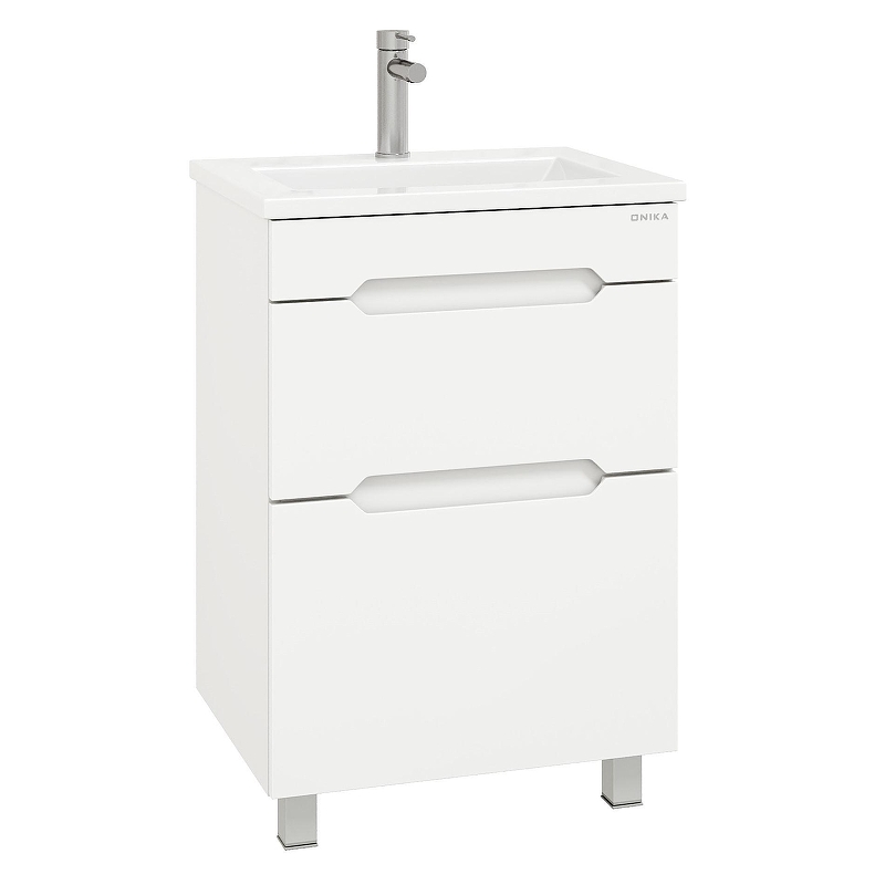 Тумба под раковину Onika Айленд 50 105039 цвет Белый