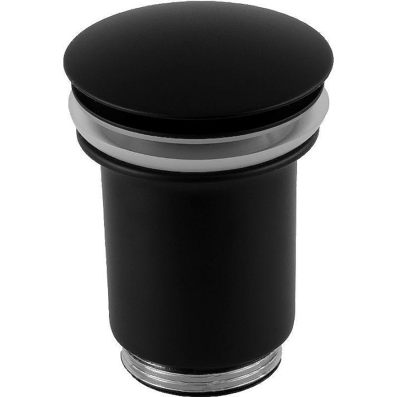 Донный клапан Remer 905CC114NO click-clack Черный матовый