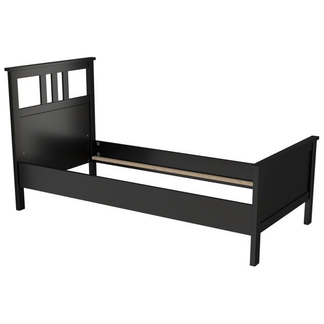 кровать Кантри 2110х1040х1120мм черный сосна