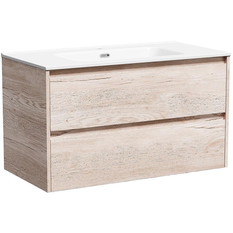Тумба под раковину Sancos Libra 90 LB90EG подвесная Дуб галифакс натуральный