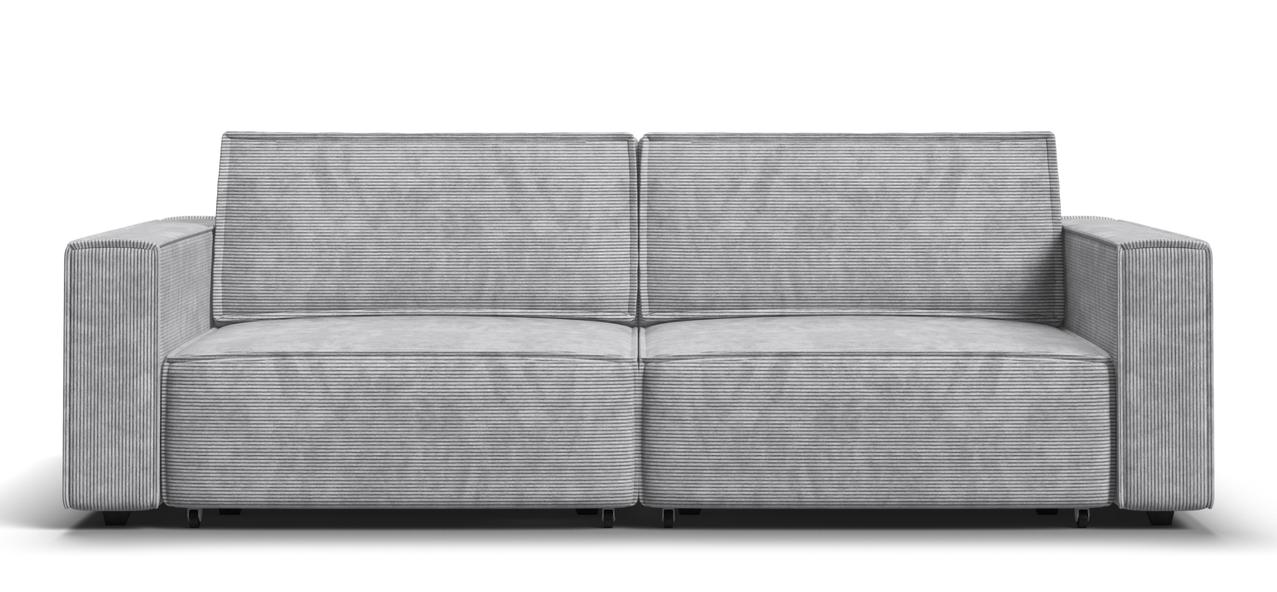 Диван Босс Софт Модуль Вельвет Корд серый