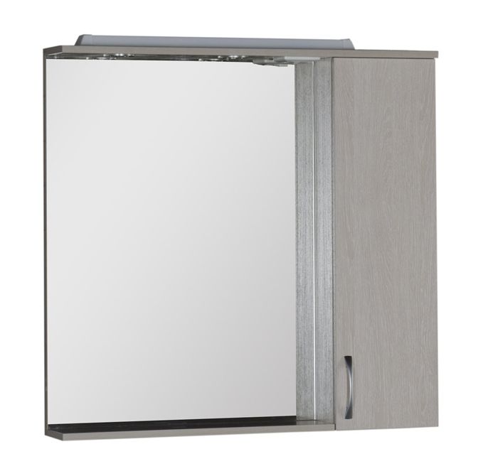 Зеркало-шкаф Aquanet Донна 90 белый дуб 169178