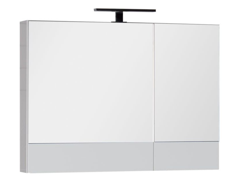 Зеркало-шкаф Aquanet Нота 90 цвет белый 165371