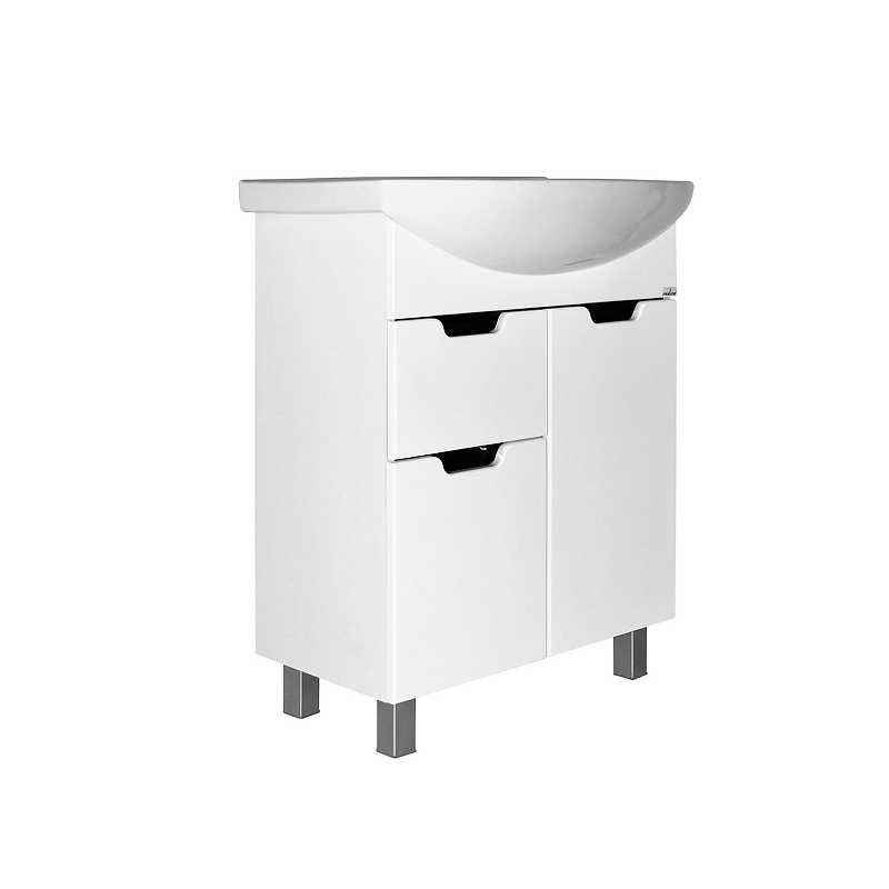 Тумба под раковину Mixline Промитей 65 550333 цвет Белый