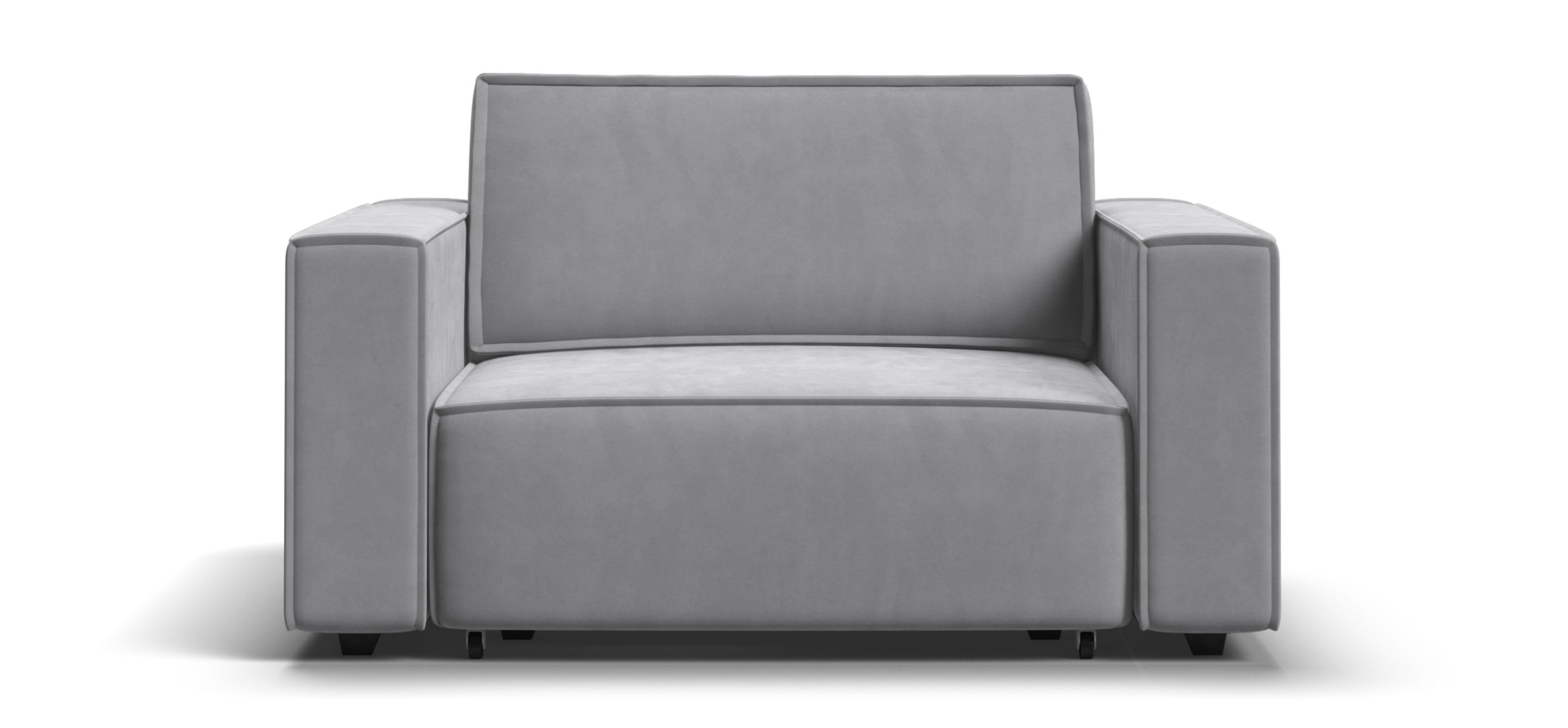 Кресло Босс Софт Модуль Велюр Монолит сталь