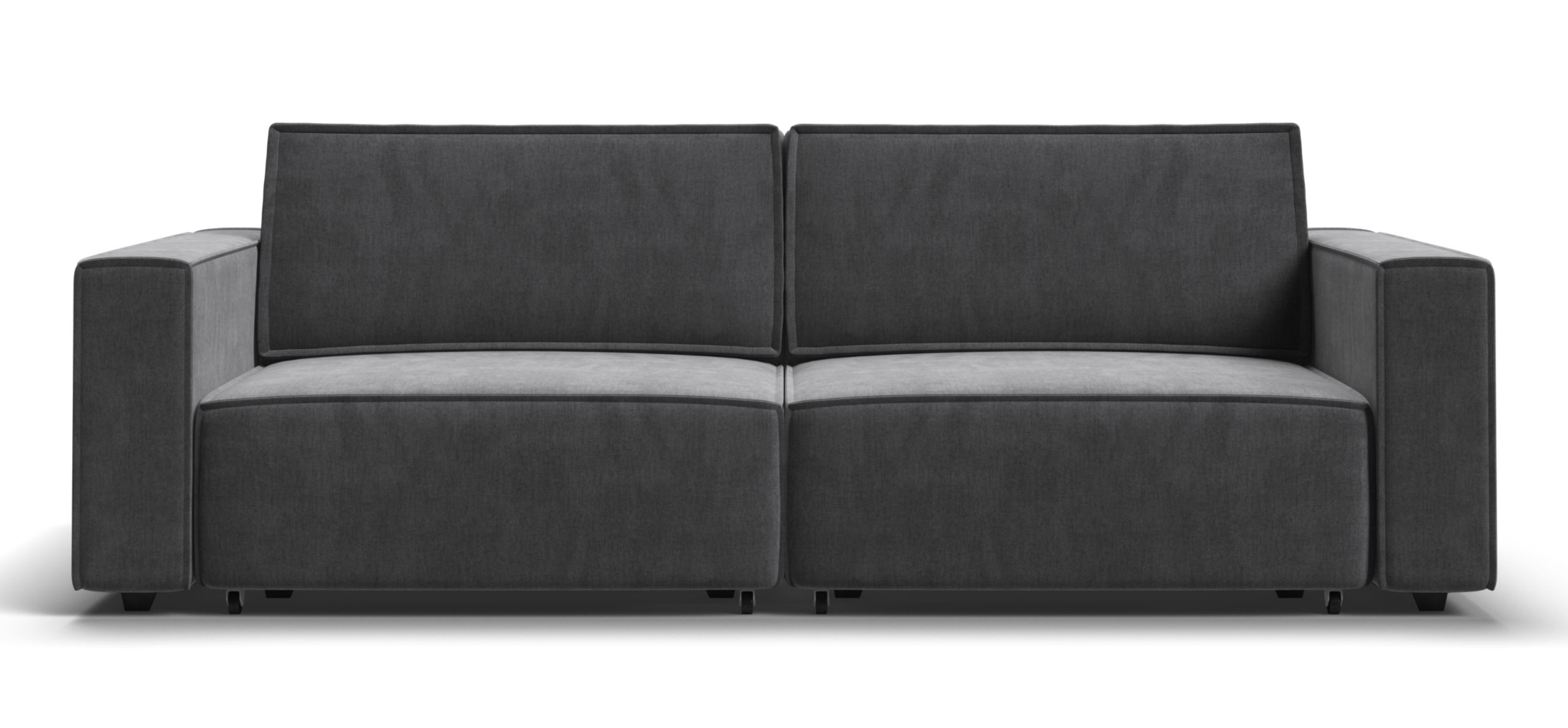 Диван Босс Софт Модуль Велюр Монолит серый