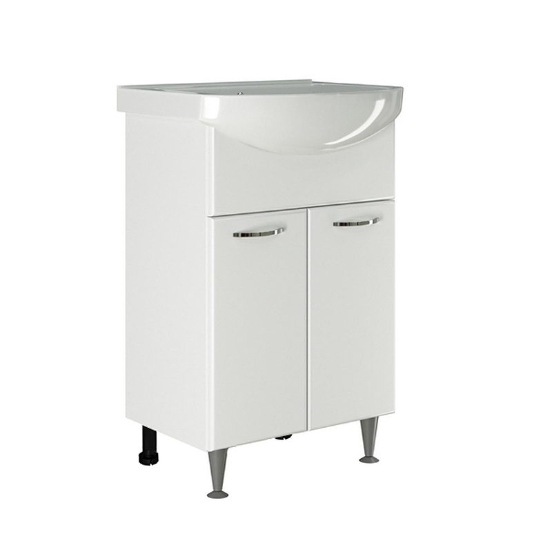 Тумба под раковину Mixline АлАн 55 554982 цвет Белый