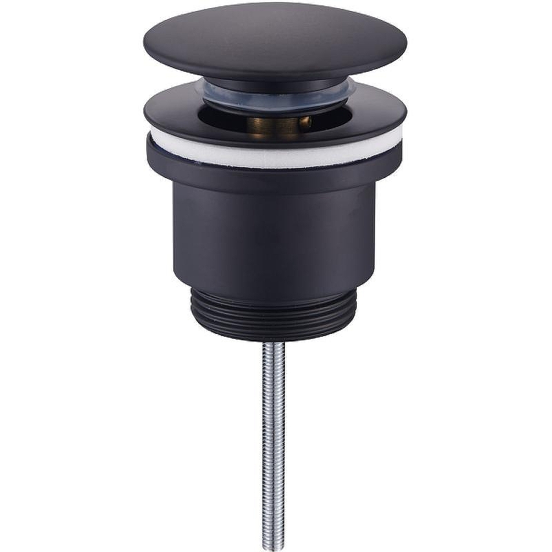 Донный клапан Raglo R600.01.06 click-clack Черный матовый