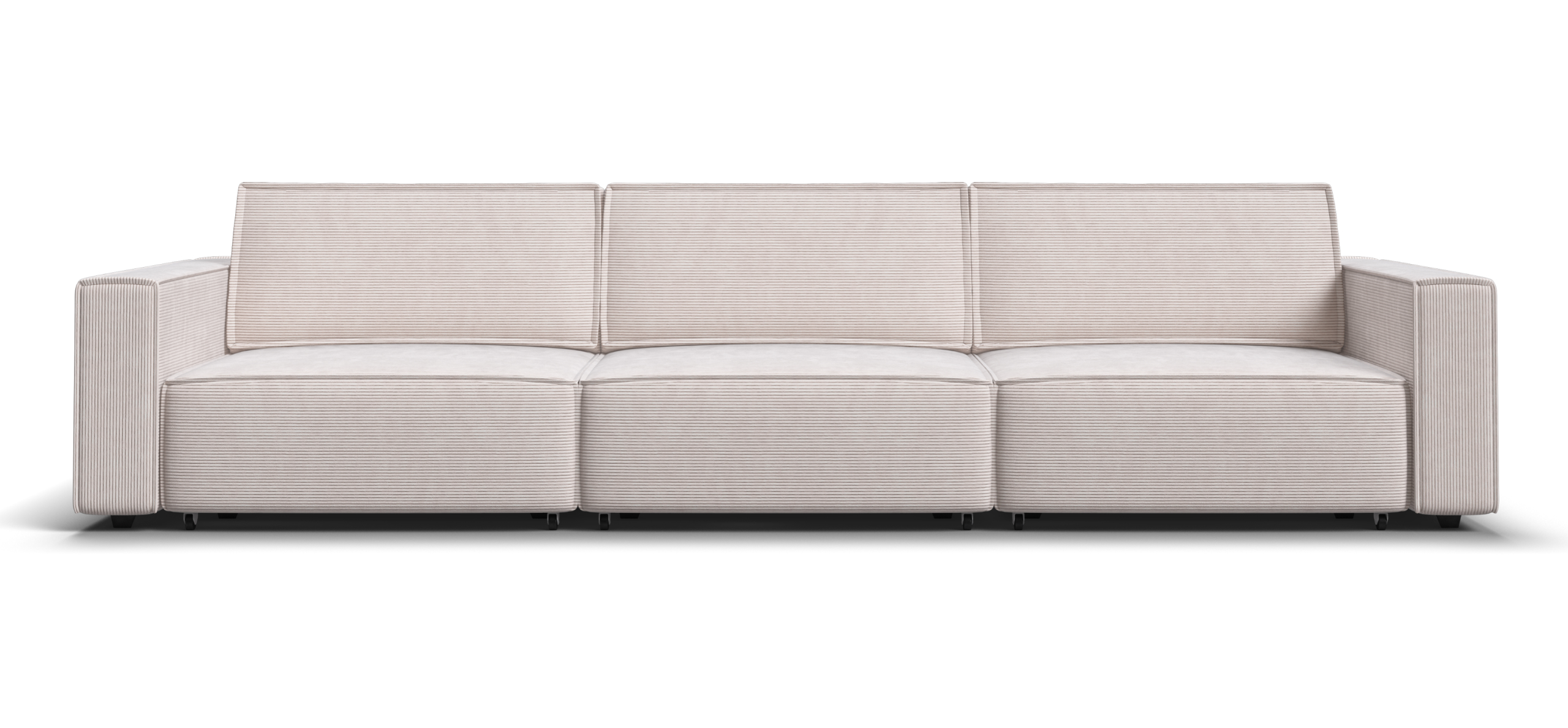 Диван Босс Софт Модуль Макс Вельвет Корд бежевый