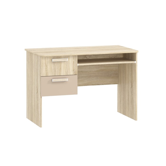 Стол компьютерный «Акварель», 1100×600×750 мм, цвет капучино/дуб сонома