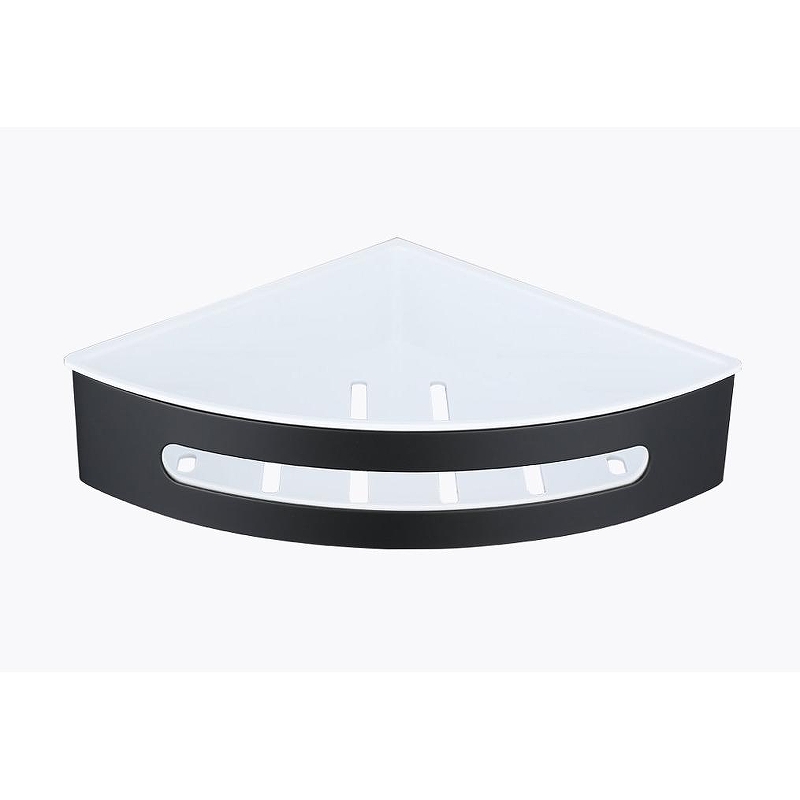 Полка корзина Raglo R340.01.06 угловая цвет Черный матовый