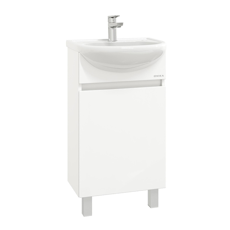 Тумба под раковину Onika Милтон 45 R 104510 цвет Белый