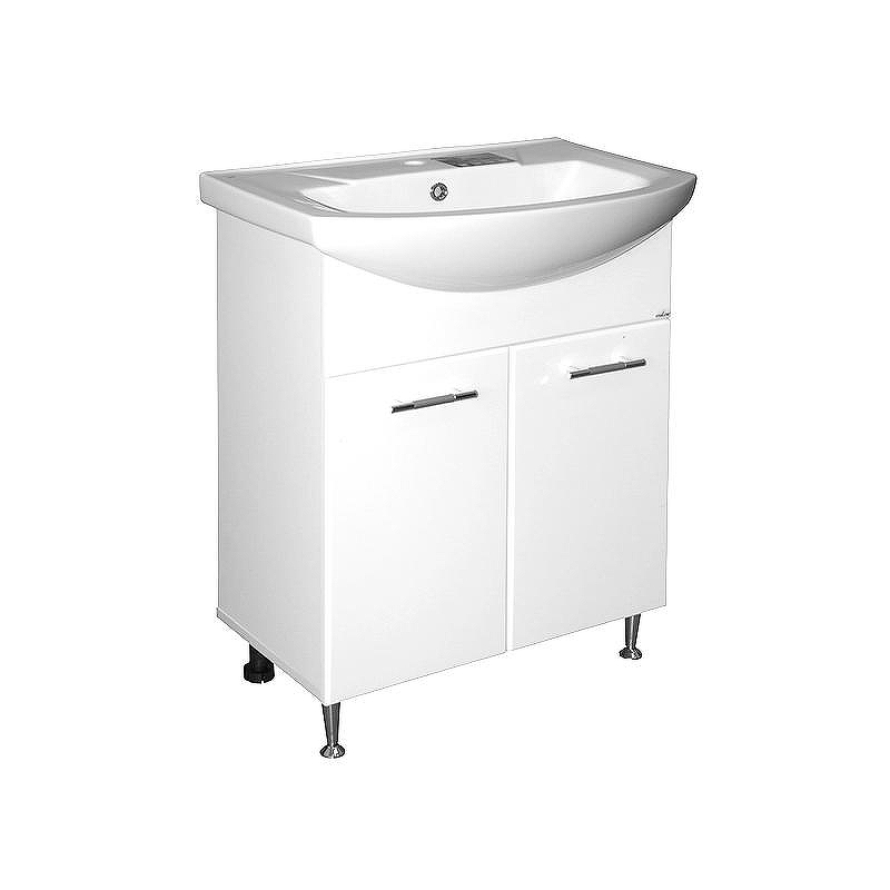 Тумба под раковину Mixline Росток 65 553917 цвет Белый