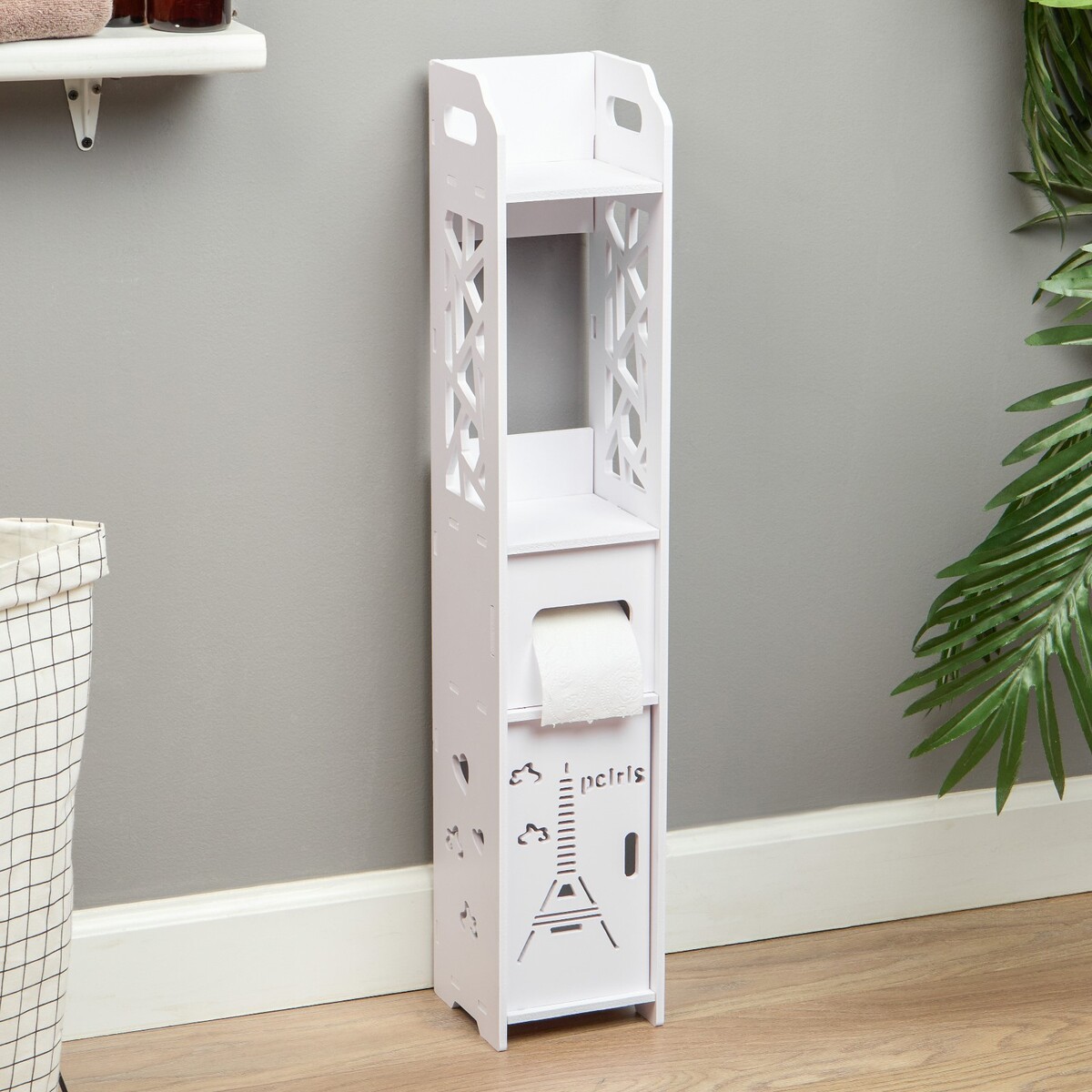 Шкаф – пенал напольный для ванной комнаты